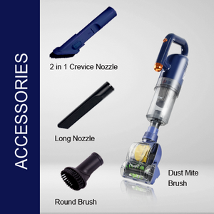 HETCH V3 Pro Hyper-Clean Handheld Dust Mite Bed Vacuum Cleaner & Mop HVC-1416-HC