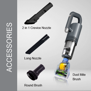 HETCH V3 Pro Hyper-Clean Handheld Dust Mite Bed Vacuum Cleaner & Mop HVC-1416-HC