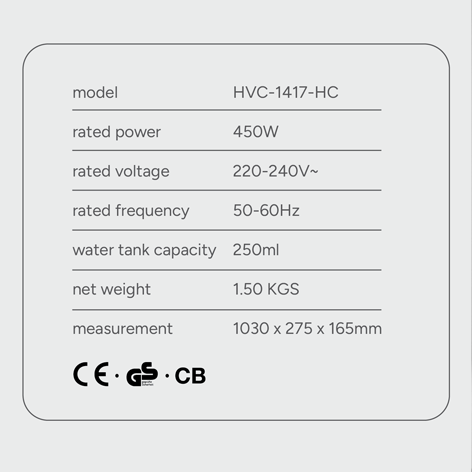 HETCH V3 Pro Hyper-Clean Handheld Dust Mite Bed Vacuum Cleaner & Mop HVC-1416-HC
