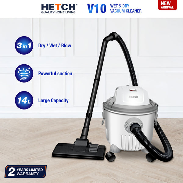 HETCH V10 Wet & Dry Vacuum Cleaner Blower 2025 Upgraded Spot Cleaner DVC-1422-HC