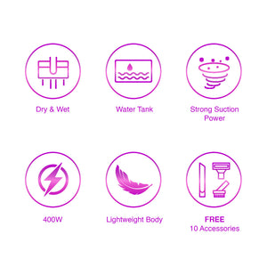 HETCH H2 Handheld Vacuum Cleaner & Mop HVC-1413-HC